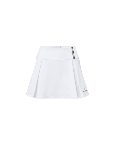 Veronica Beard Deuce Pleated Tennis Skort White