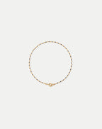 Veronica Beard Enamel Bead Chain Anklet - Black