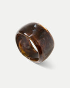 Veronica Beard Marbled Resin Bangle - Dark Grotto
