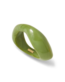 Veronica Beard Marbled Resin Bangle Light Pistachio