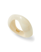 Veronica Beard Marbled Resin Bangle - Ivory