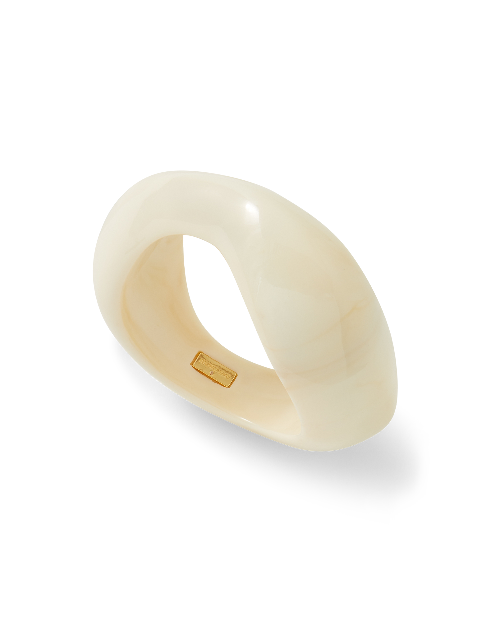 Veronica Beard Marbled Resin Bangle - Ivory