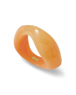 Veronica Beard Marbled Resin Bangle Sherbert