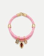 Veronica Beard Paracord Charm Bracelet - Pink