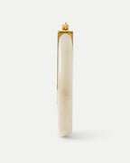 Veronica Beard Resin Drop Hoop Earring - Ivory