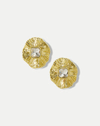 Veronica Beard Gold Floral Earring - Gold