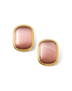 Veronica Beard Cat’s Eye Stone Earring Plum