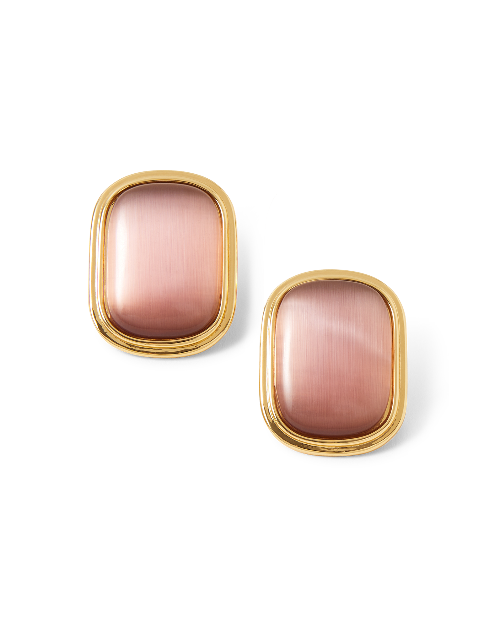Veronica Beard Cat’s Eye Stone Earring Plum
