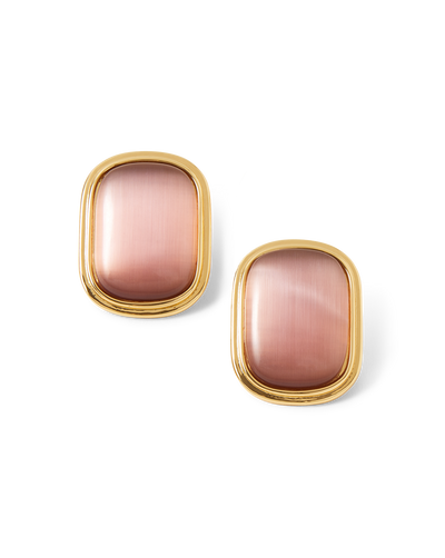 Veronica Beard Cat’s Eye Stone Earring Plum