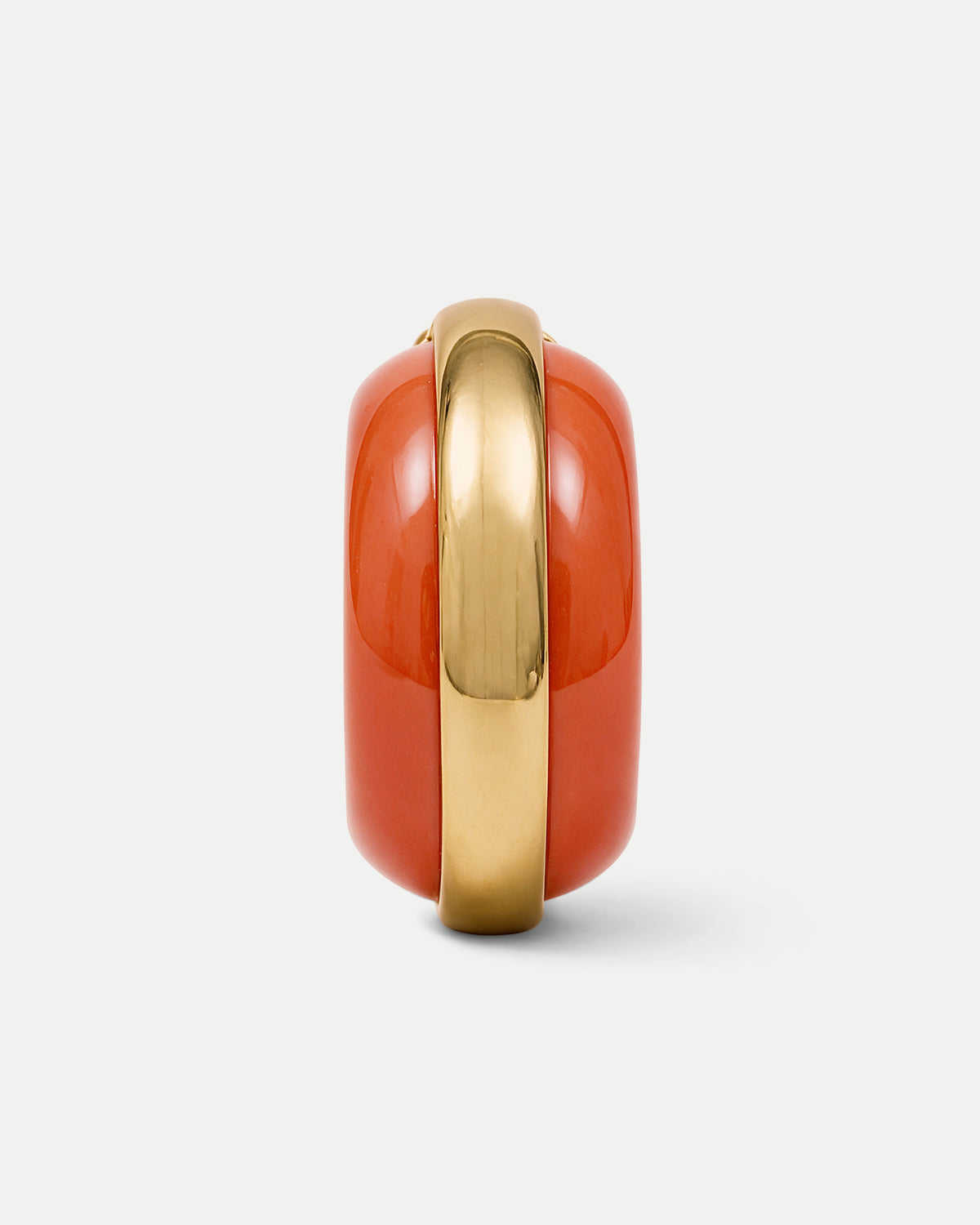 Veronica Beard Orange and gold rounded ring product.