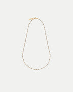 Veronica Beard Enamel Bead Chain Necklace - Black