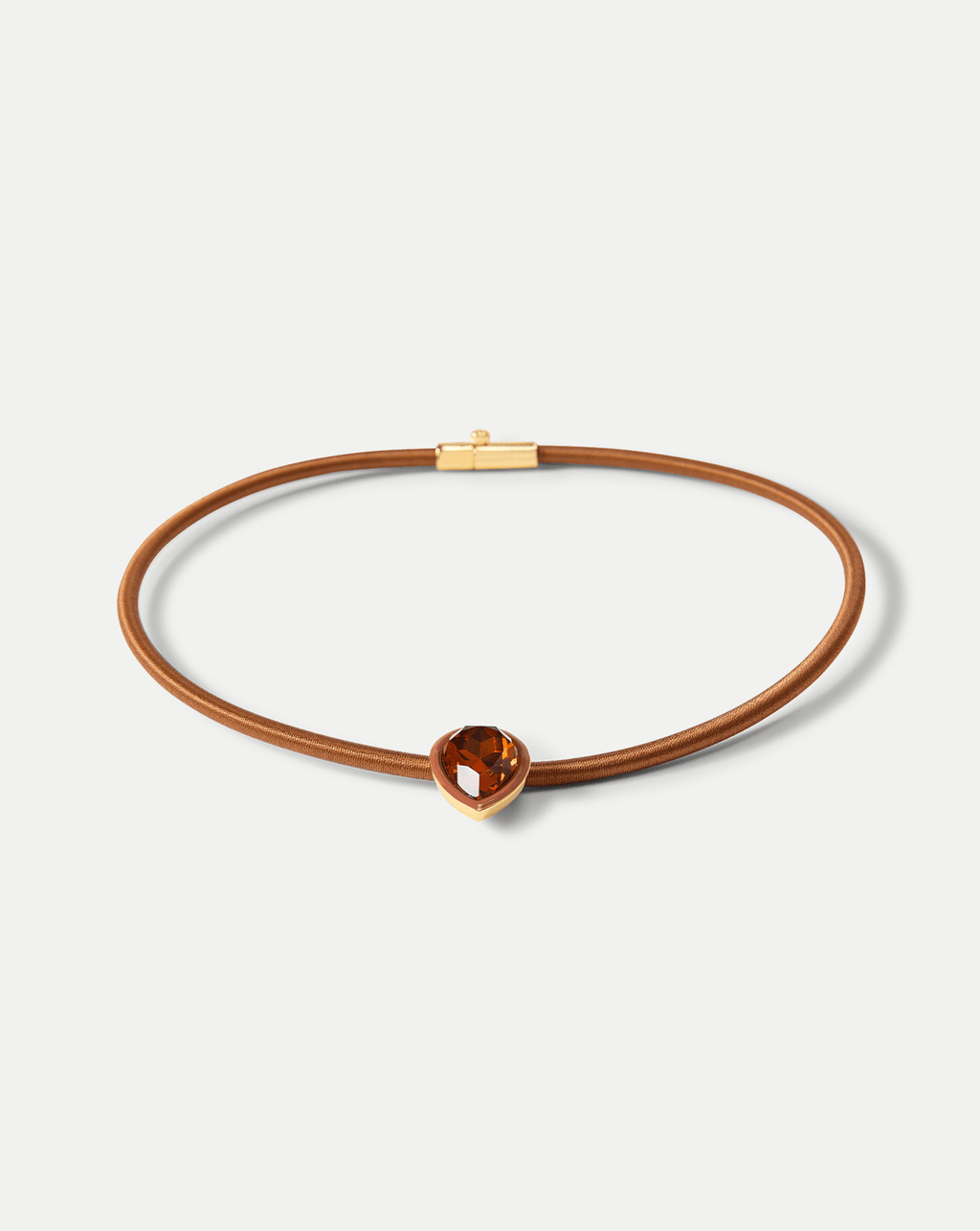 Veronica Beard Brown Cord Pendant Necklace