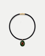 Veronica Beard Tiger’s Eye Pendant Necklace - Green