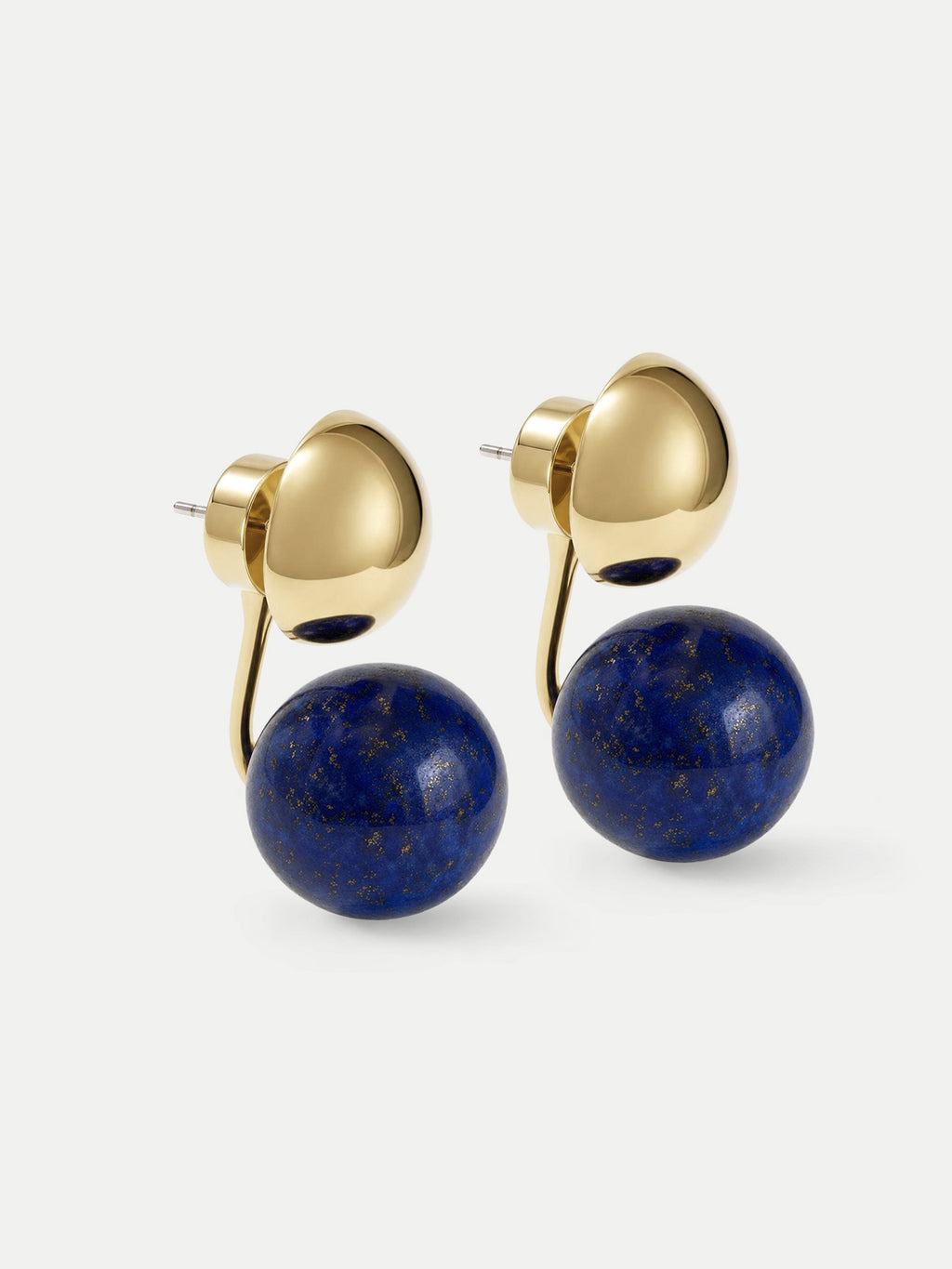 Veronica Beard Gold and lapis lazuli drop earrings