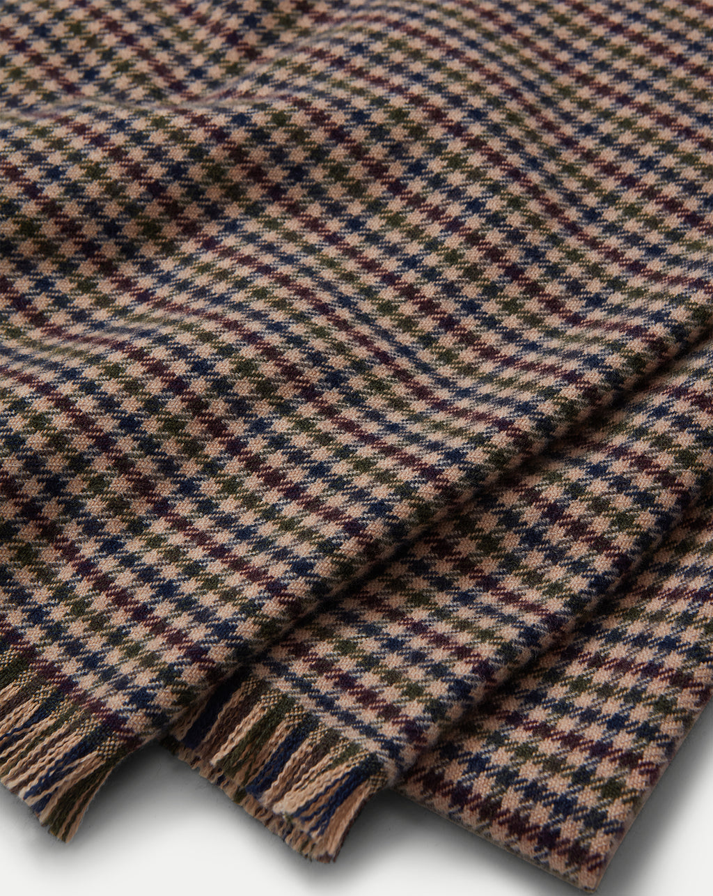 Veronica Beard Houndstooth Wool Scarf