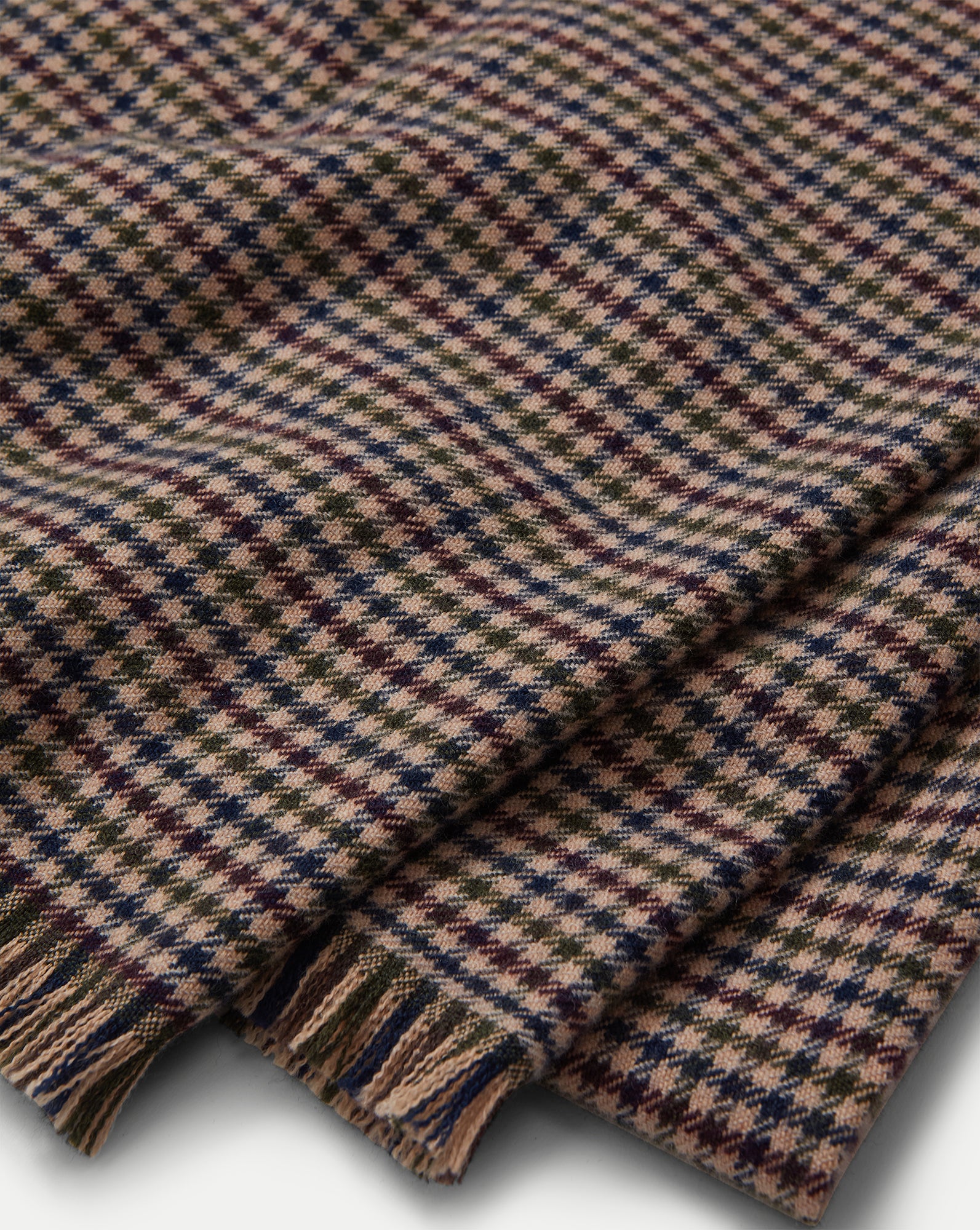 Veronica Beard Houndstooth Wool Scarf