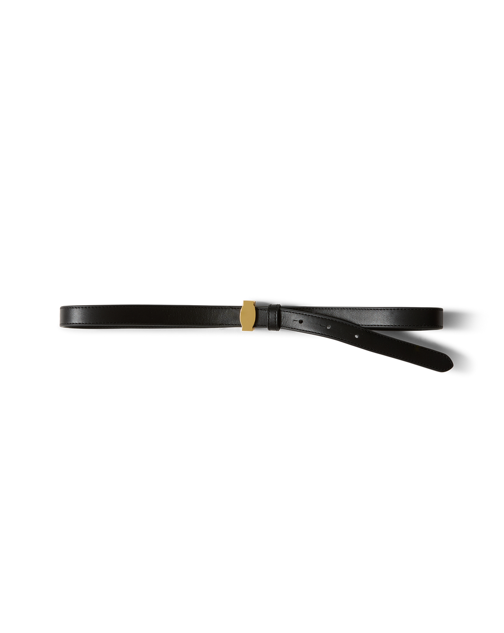 Veronica Beard Dash Leather Belt - Black