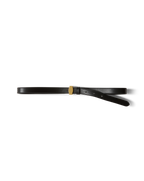 Veronica Beard Dash Leather Belt - Black