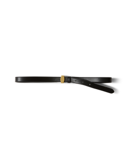 Veronica Beard Dash Leather Belt - Black