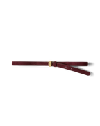 Veronica Beard Dash Suede Belt - Raisin