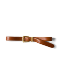 Veronica Beard Arch Leather Belt - Hazelwood