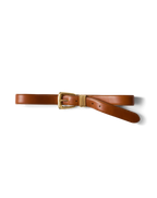 Veronica Beard Arch Leather Belt - Hazelwood