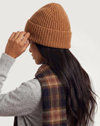 Veronica Beard Wool Cashmere Beanie - Dark Acorn