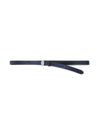 Veronica Beard Dash Suede Belt - Navy
