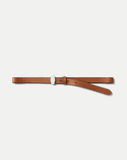 Veronica Beard Dash Leather Belt - Hazelwood