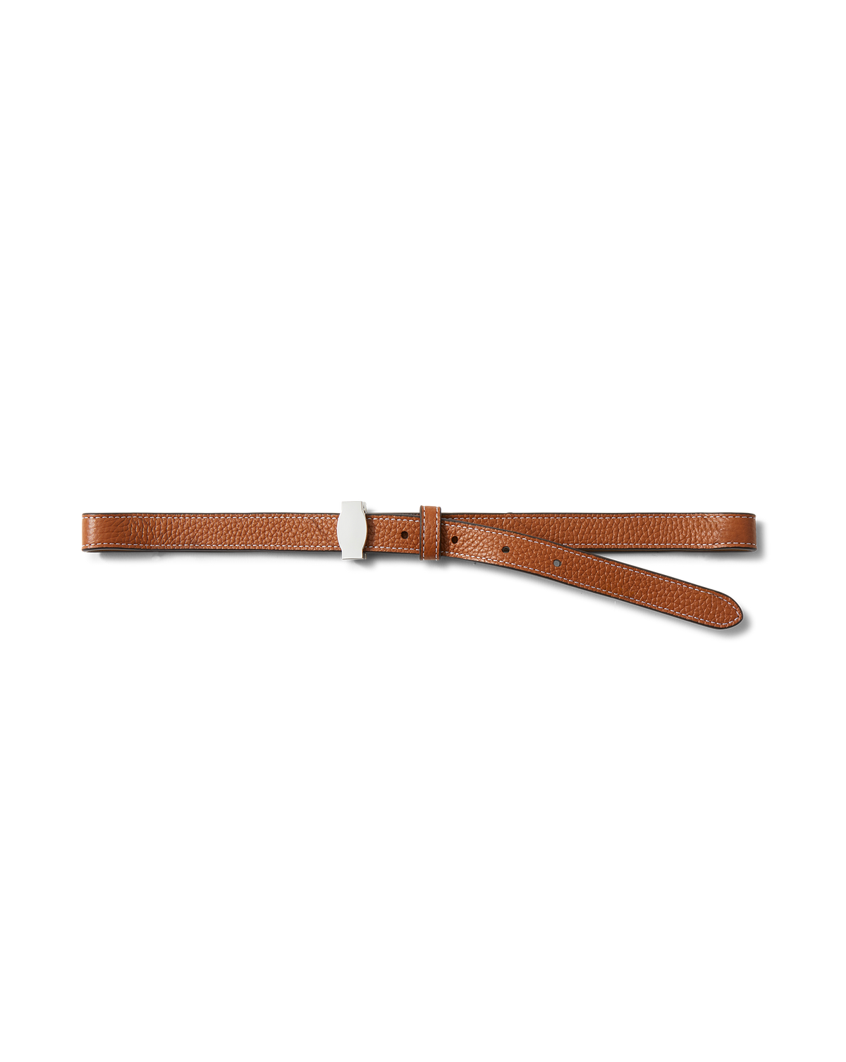 Dash Leather Belt in Hazelwood | Veronica Beard