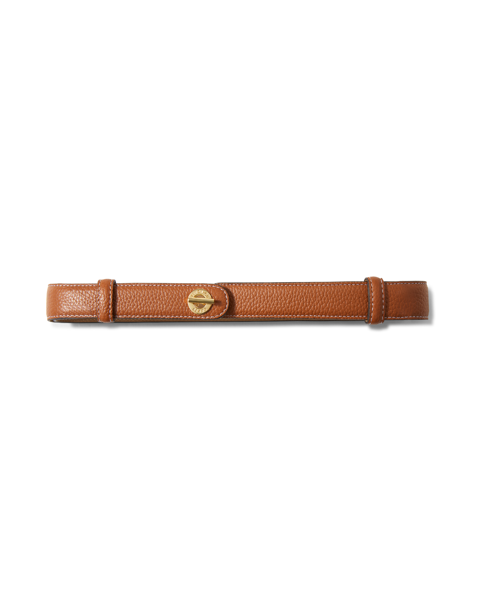 Veronica Beard Anchor Leather Belt Hazelwood