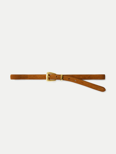 Ceinture fine en daim Arch