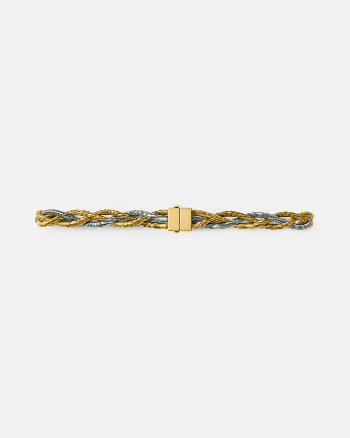 Veronica Beard Gold and silver braided metallic belt.