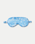 Veronica Beard Silk Eye Mask - Jasper Blue