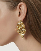 Veronica Beard Crinkle Earring - Gold