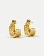 Veronica Beard Molten Gold Ribbon Hoop