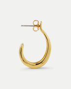 Veronica Beard Molten Gold Ribbon Hoop