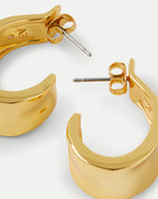 Veronica Beard Molten Gold Ribbon Hoop