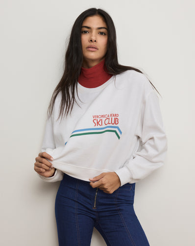 Veronica Beard Après Ski Sweatshirt - White