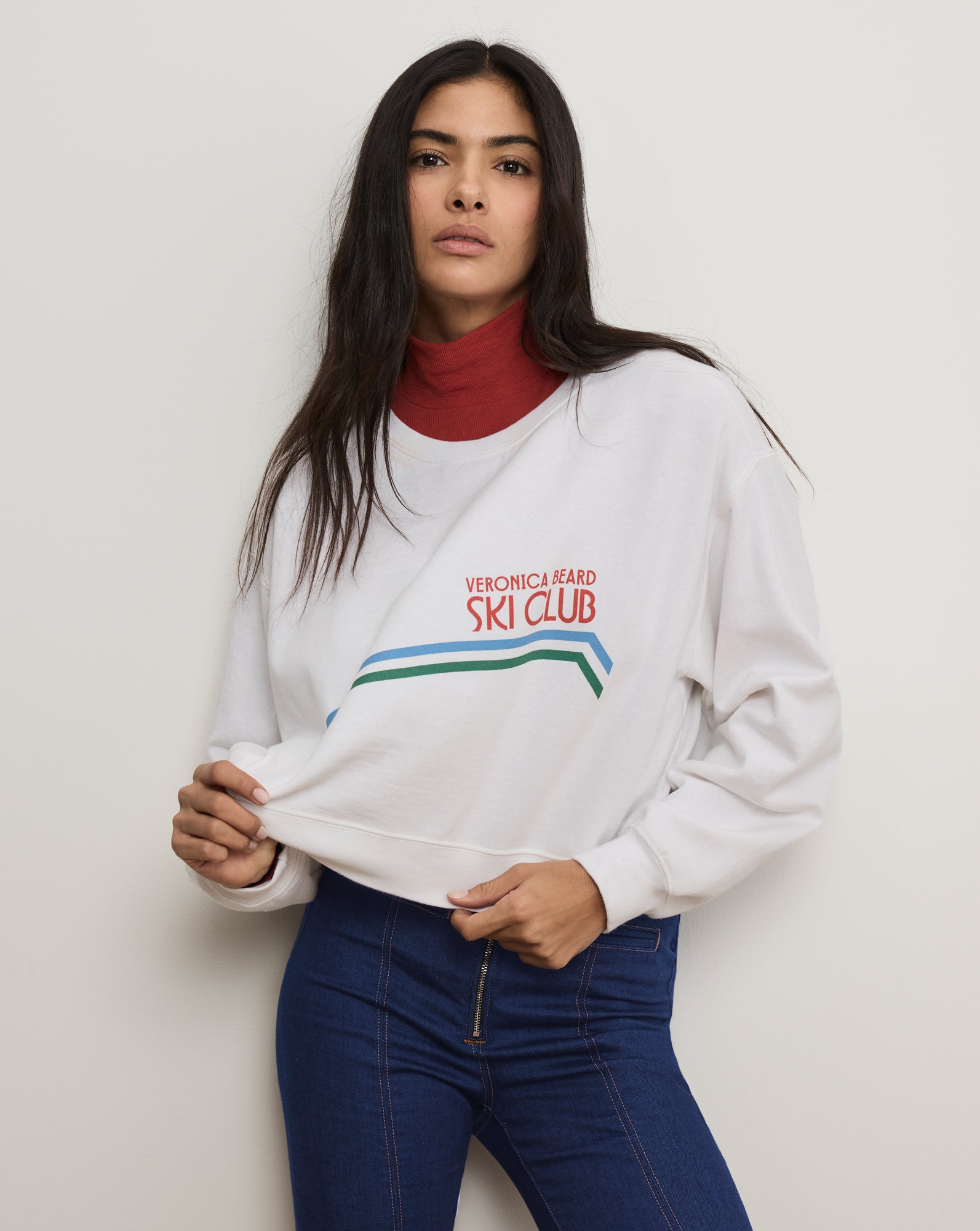 Veronica Beard Après Ski Sweatshirt - White