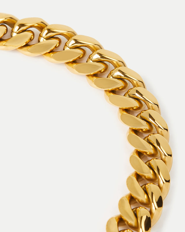 Gold Chain Link Belt - Gold - 2