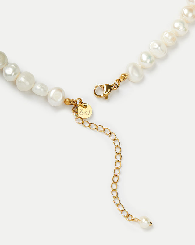 Juliet Pearl Necklace - Pearl White - 4