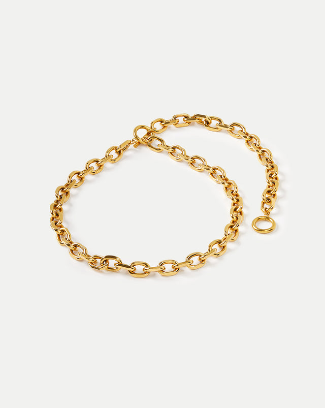 Juliet Gold Lariat Necklace