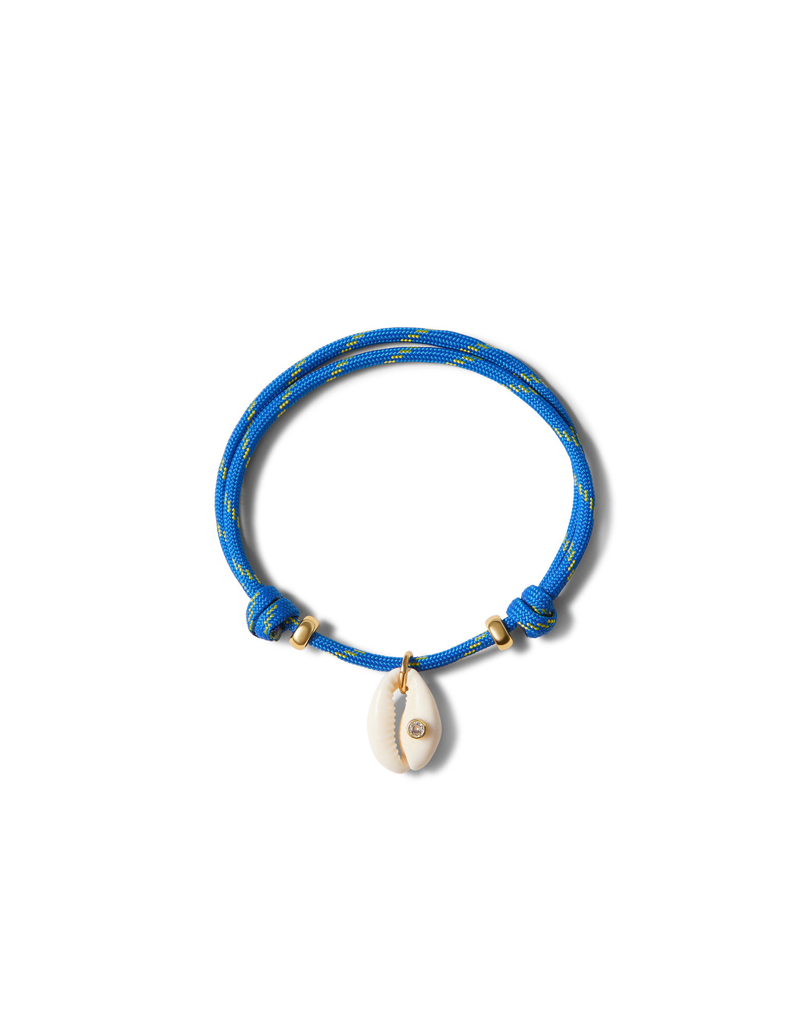 Veronica Beard Niley Cowrie Shell Anklet Blue
