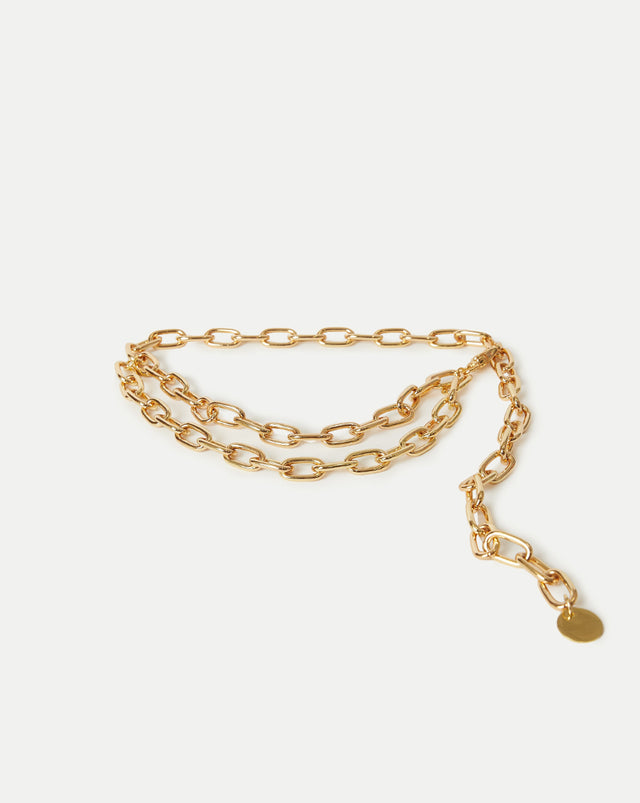 Maisie Chain Belt - Gold - 1