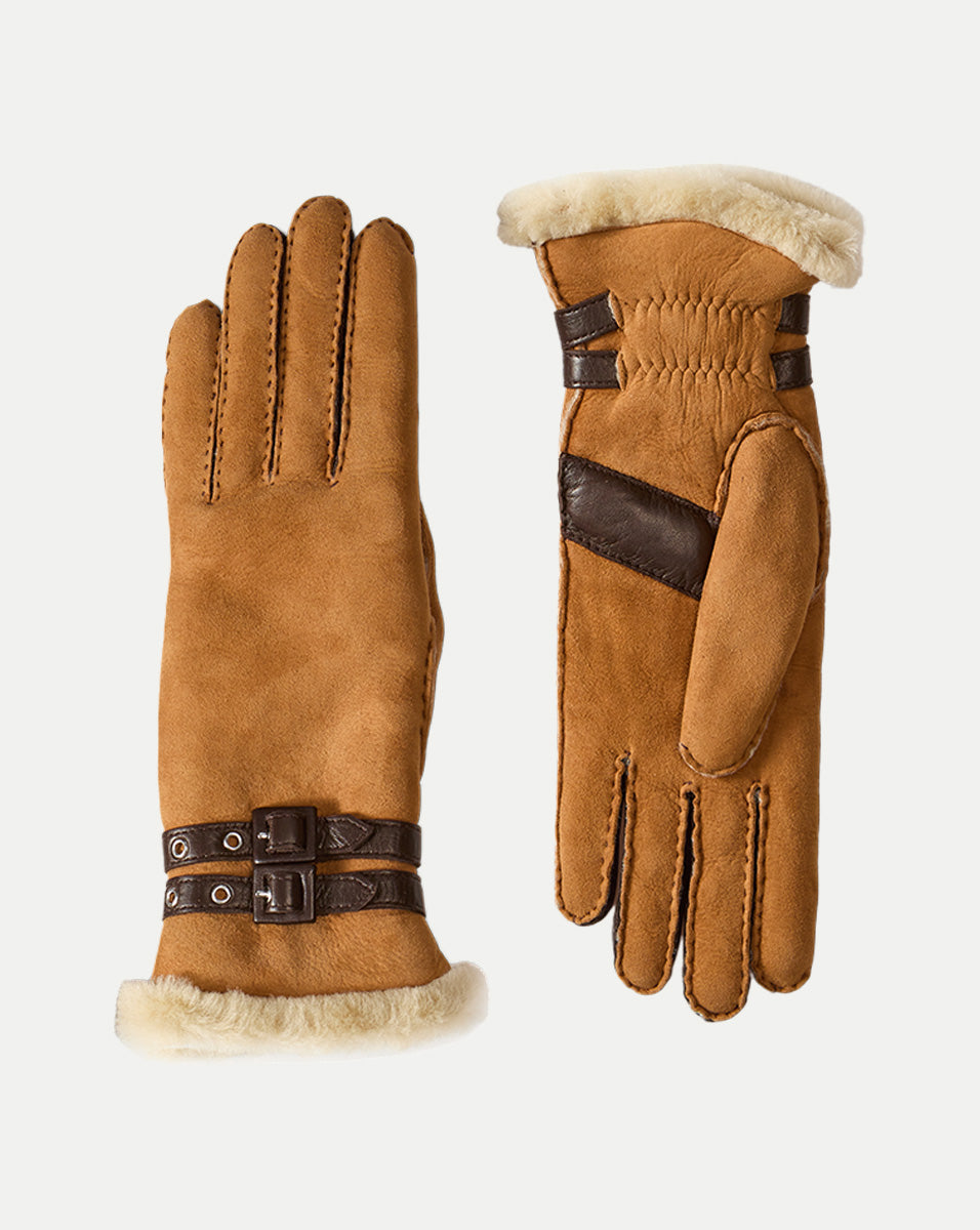 Bombera Gloves in Chestnut | Veronica Beard