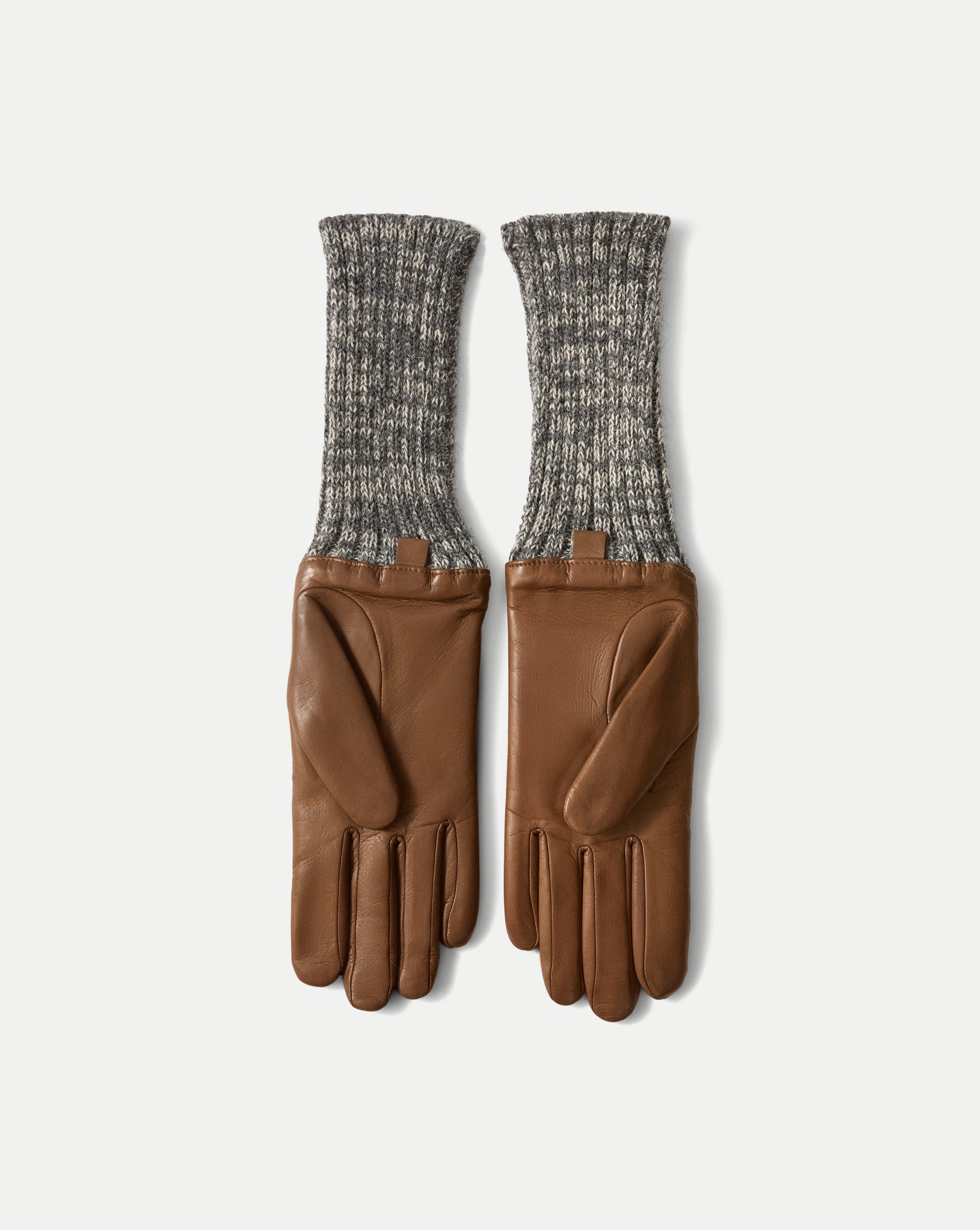 Celia Biker Glove in Brown Lambskin | Veronica Beard