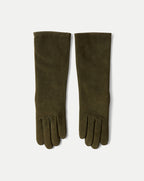 Veronica Beard Celia Suede Glove - Cypress