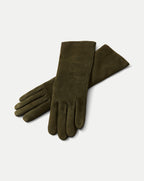Veronica Beard Celia Suede Glove - Cypress