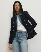 Veronica Beard Miller Dickey Jacket - Navy/Silver